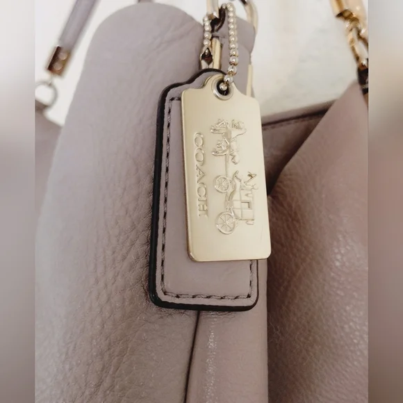 COACH Madison Phoebe Pebbled Leather Shoulder Bag - Picture 4 of 13